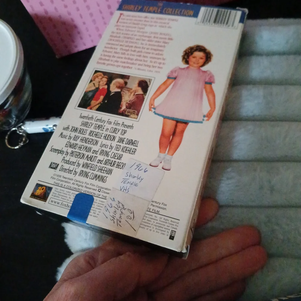 Shirley Temple Classic VHS Collection - Blue & Pink Covers